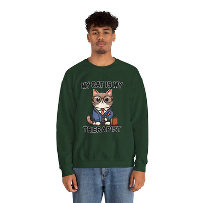 My Cat is My Therapist Sweatshirt