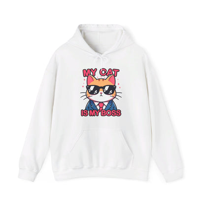 My Cat is my Boss Gender-Neutral Hoodie