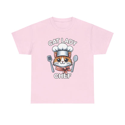 Cat Lady Chef T-Shirt