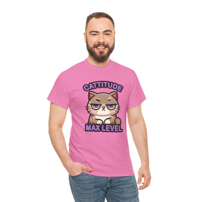 Cattitude Max Level T-Shirt