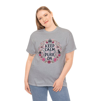 Keep Calm and Purr On T-Shirt