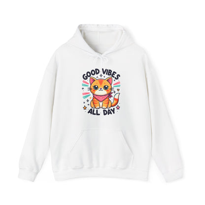 Good Vibes All Day Gender-Neutral Hoodie