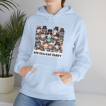 Kit-Tea-Cat Party Hoodie