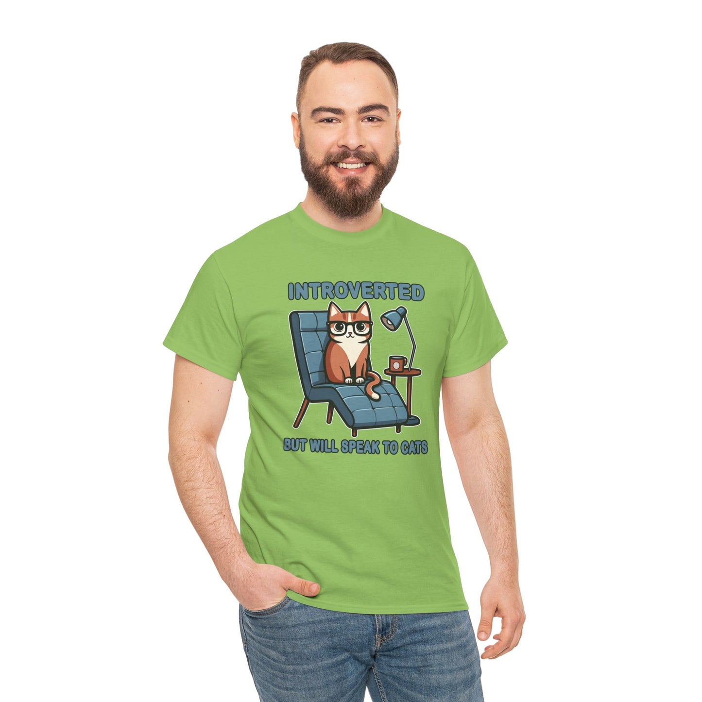 Introvert, But Will Speak to Cats T-Shirt