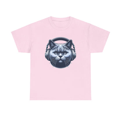 Headphones Cat T-Shirt