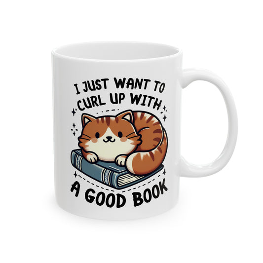 Curl Up With a Good Book Mug