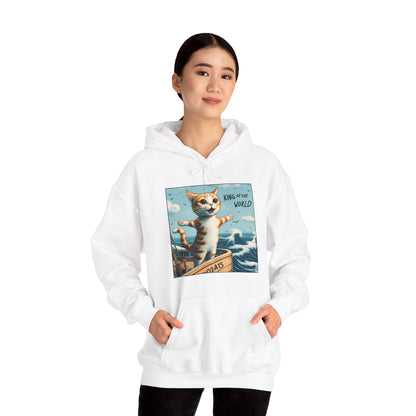 King of the World Gender-Neutral Hoodie