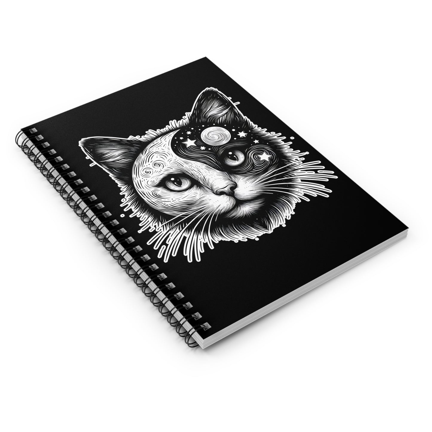 Mystic Cat Spiral Notebook