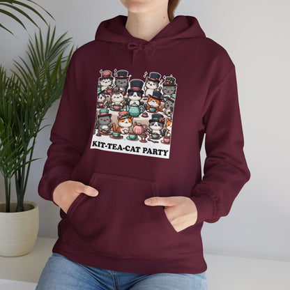 Kit-Tea-Cat Party Hoodie
