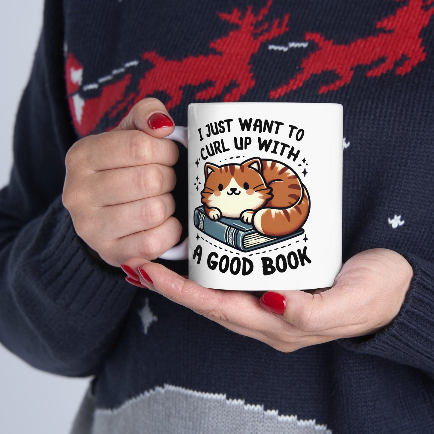 Curl Up With a Good Book Mug