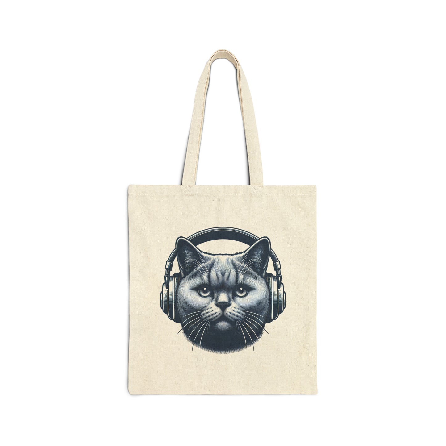 Headphones Cat Tote