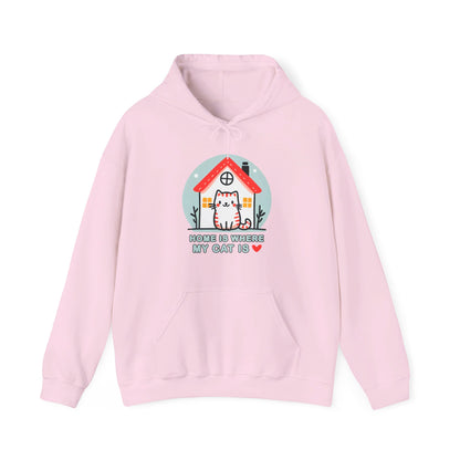 Home is Where my Cat is Gender-Neutral Hoodie