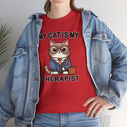 My Cat is My Therapist T-Shirt