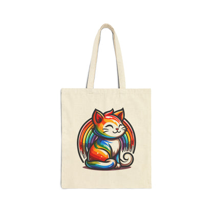 Rainbow Cat Tote