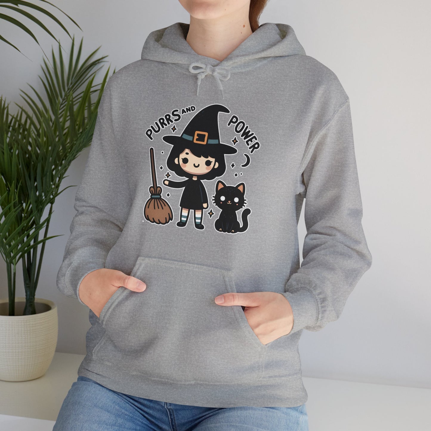 Purrs and Power Gender-Neutral Hoodie