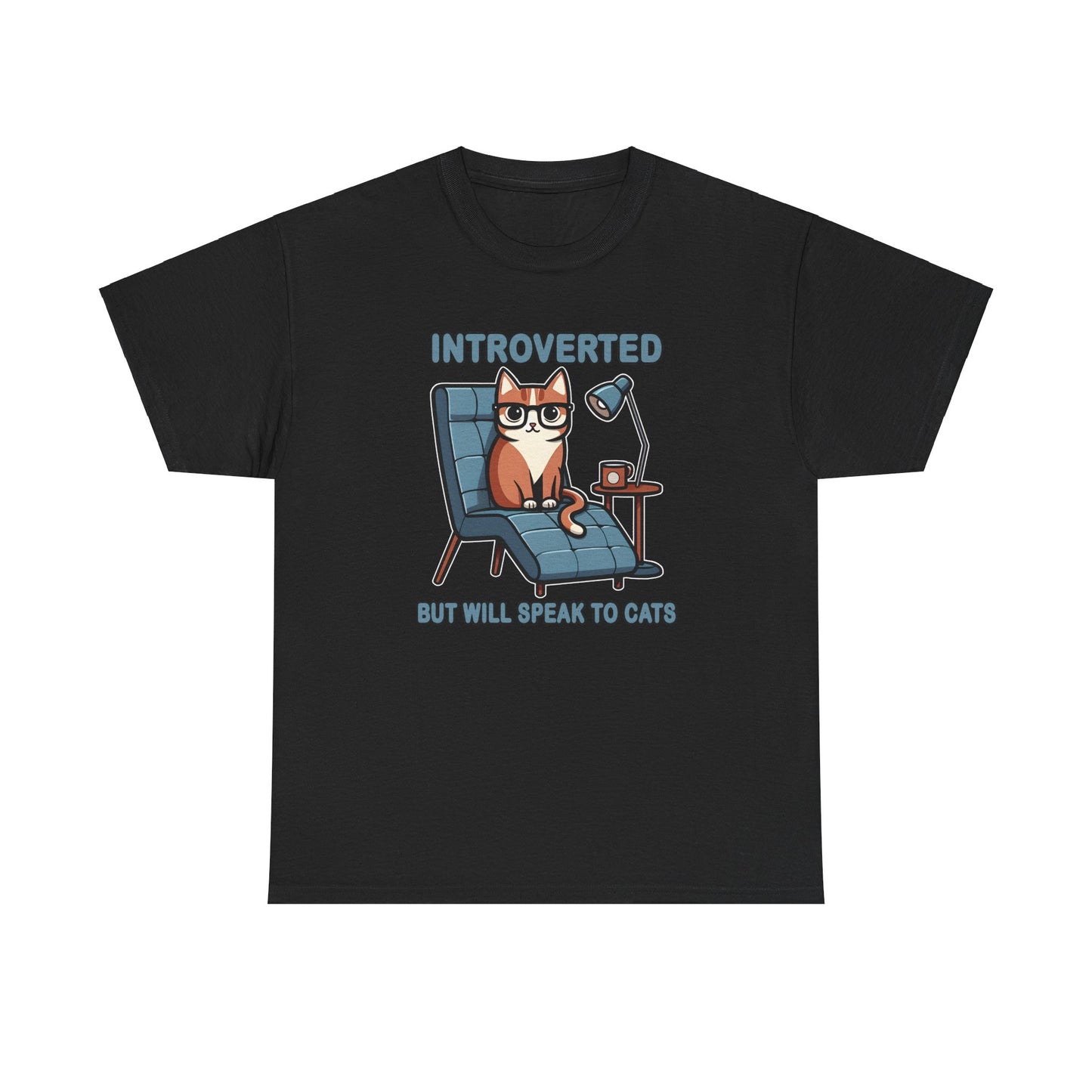 Introvert, But Will Speak to Cats T-Shirt