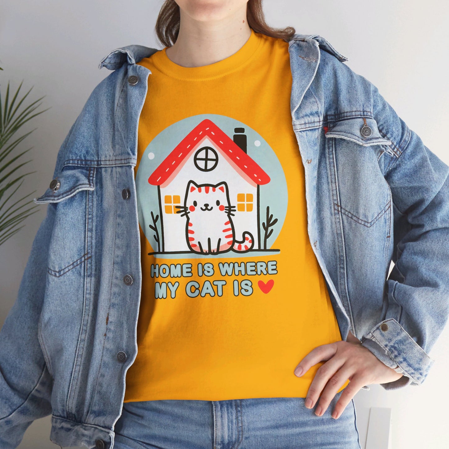 Home is Where My Cat Is T-Shirt