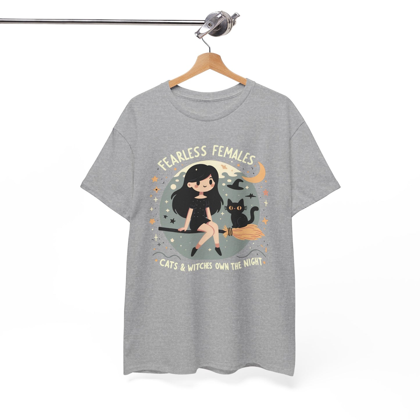 Fearless Females: Cats & Witches Own the Night T-Shirt