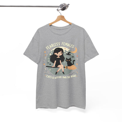 Fearless Females: Cats & Witches Own the Night T-Shirt