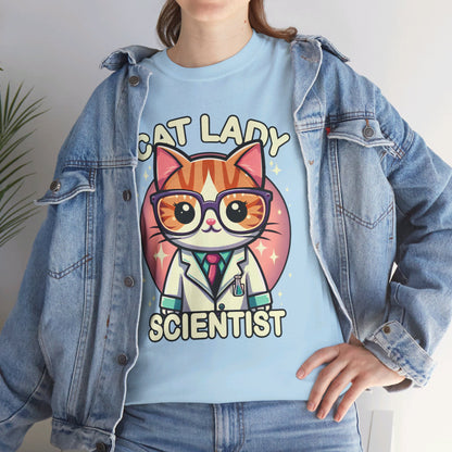 Cat Lady Scientist T-Shirt