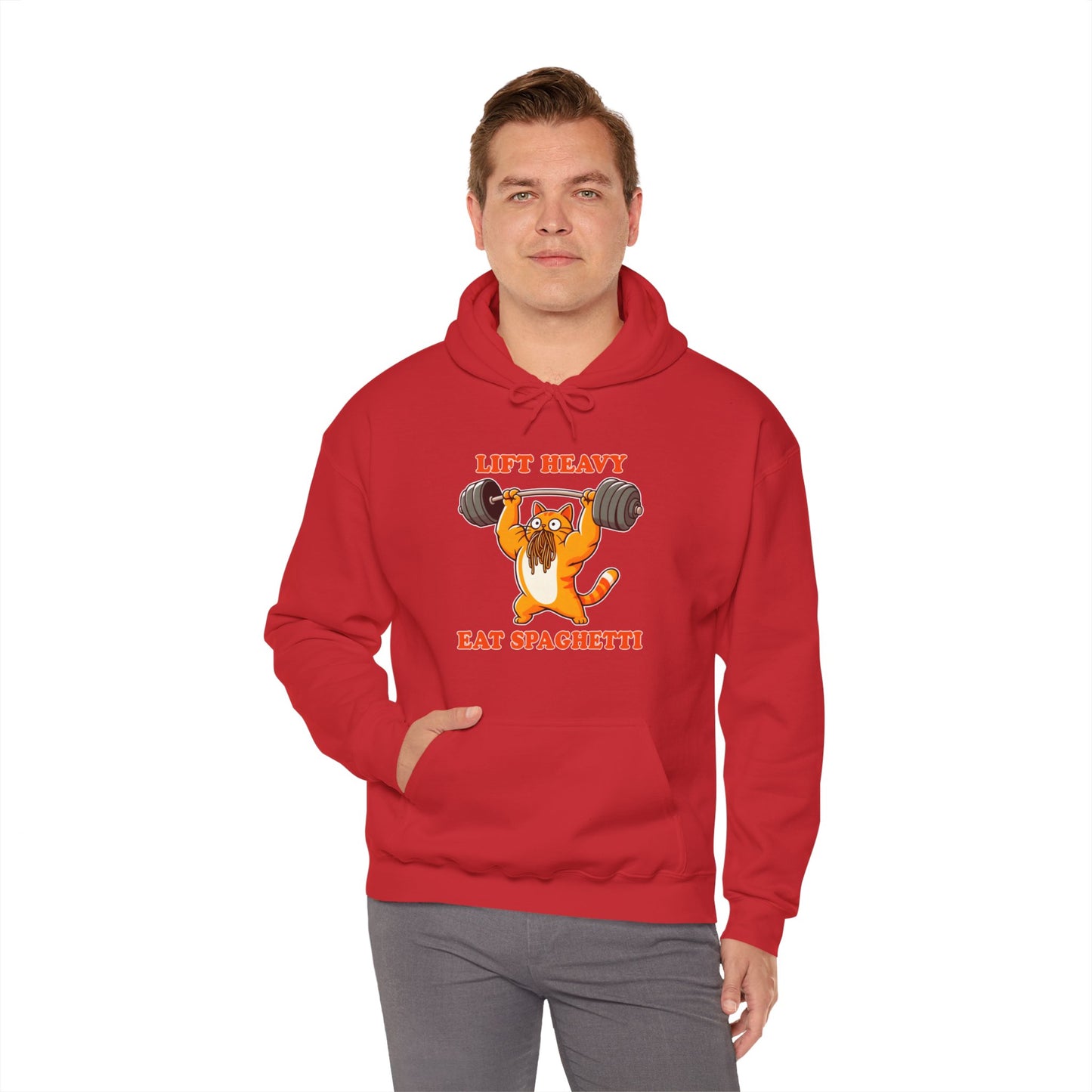 Lift Heavy, Eat Spaghetti Hoodie