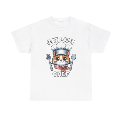 Cat Lady Chef T-Shirt