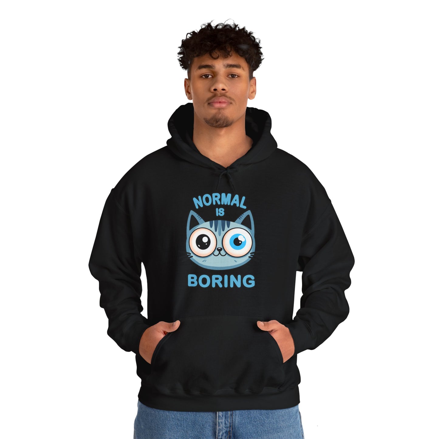 Normal is Boring Gender-Neutral Hoodie