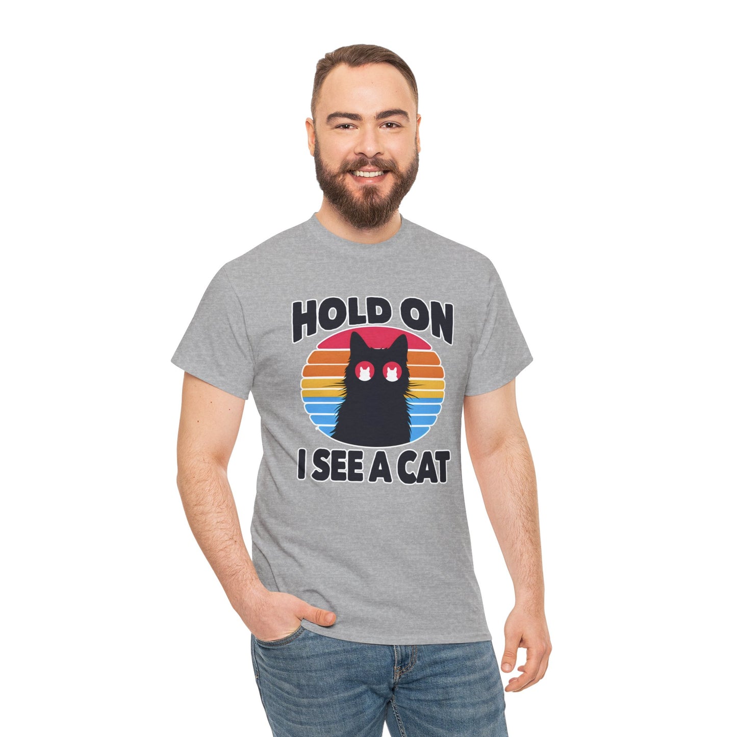 Hold On. I See a Cat T-Shirt