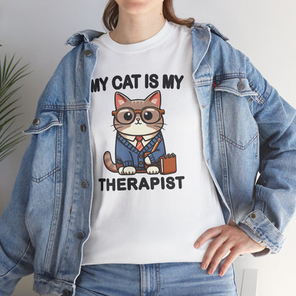 My Cat is My Therapist T-Shirt