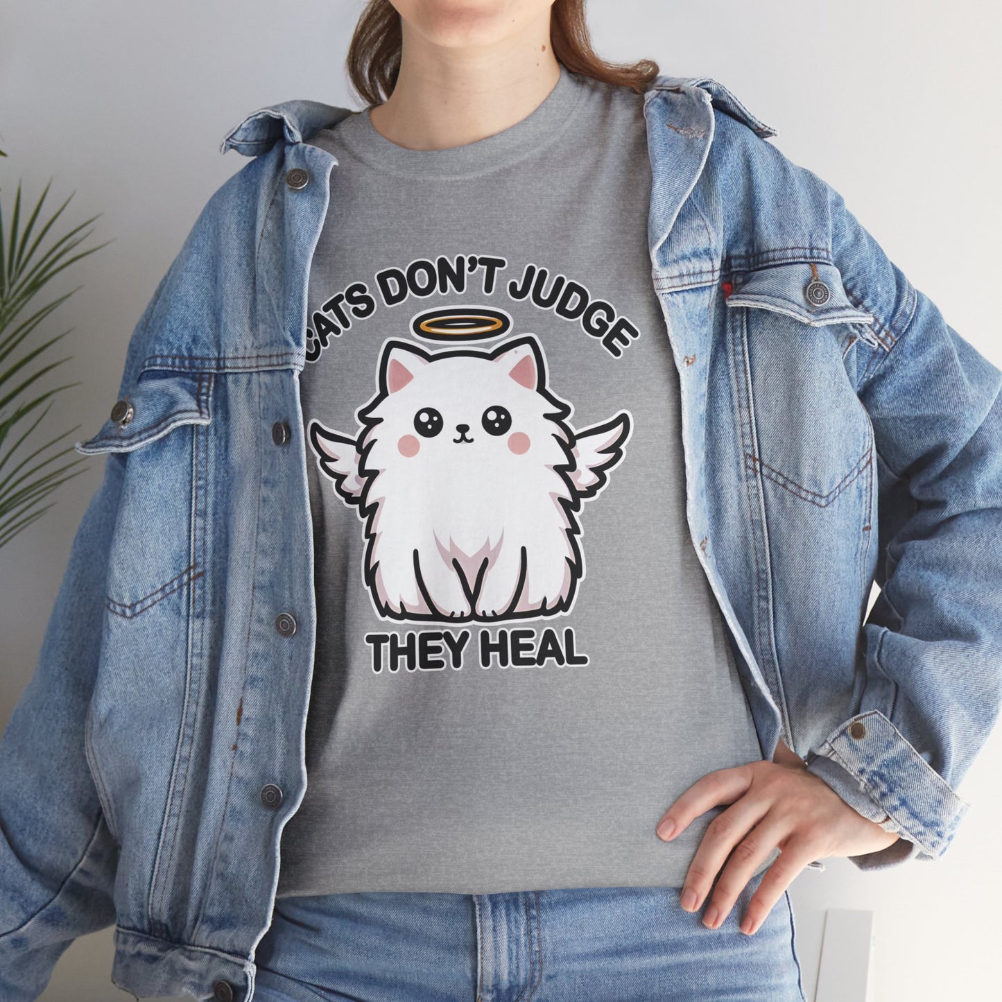 Cats Don't Judge They Heal T-Shirt