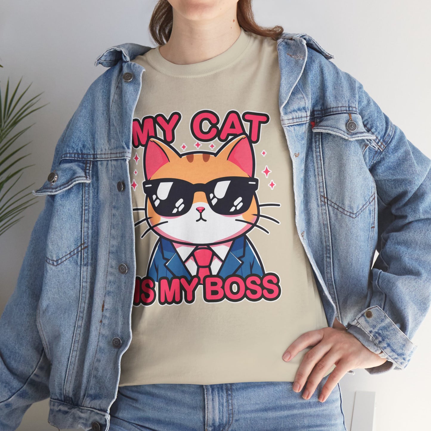 My Cat is my Boss T-Shirt