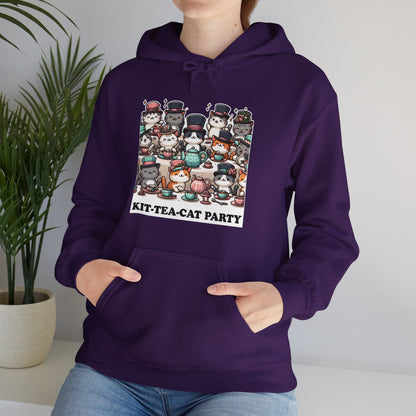Kit-Tea-Cat Party Hoodie