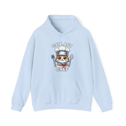 Cat Lady Chef Gender-Neutral Hoodie