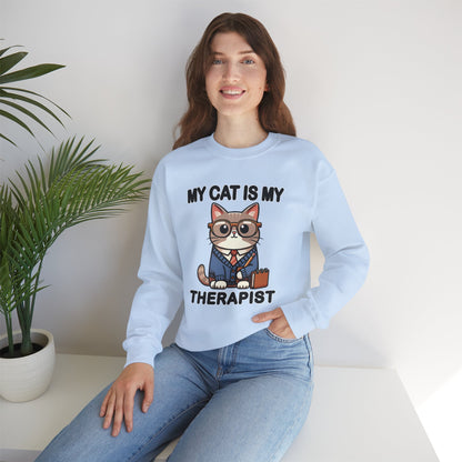 My Cat is My Therapist Sweatshirt