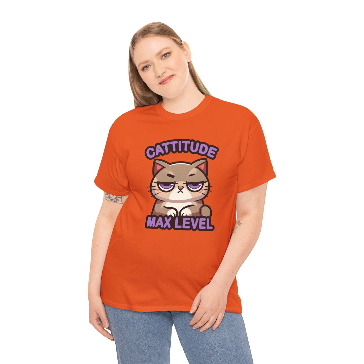 Cattitude Max Level T-Shirt