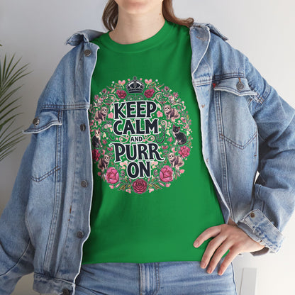 Keep Calm and Purr On T-Shirt