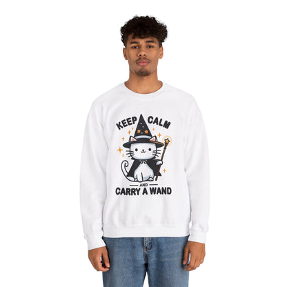 Keep Calm and Carry a Wand Sweatshirt