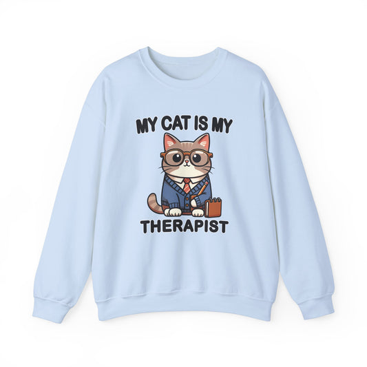 My Cat is My Therapist Sweatshirt