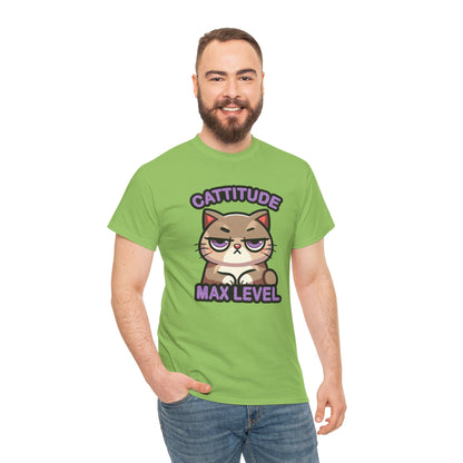 Cattitude Max Level T-Shirt