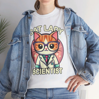 Cat Lady Scientist T-Shirt