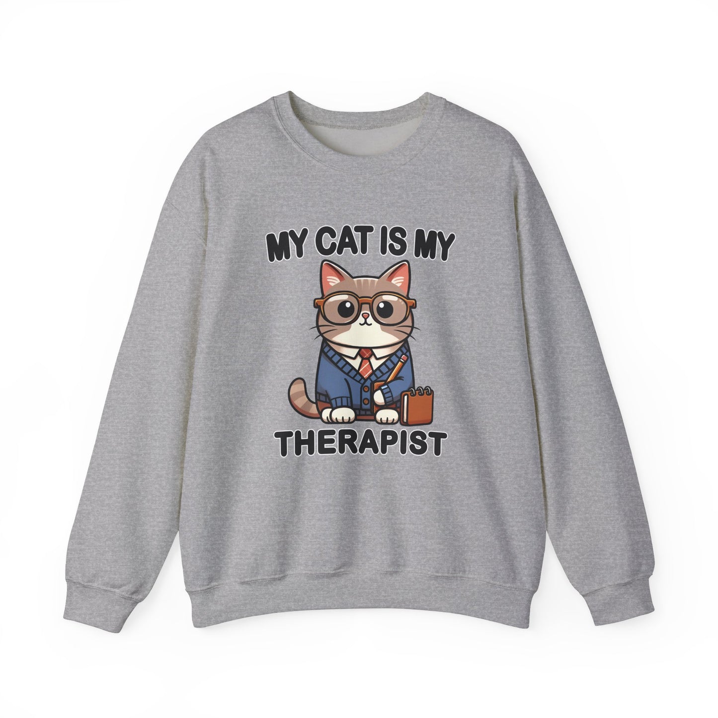 My Cat is My Therapist Sweatshirt