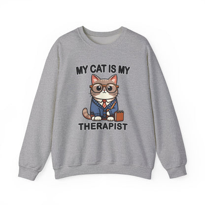 My Cat is My Therapist Sweatshirt