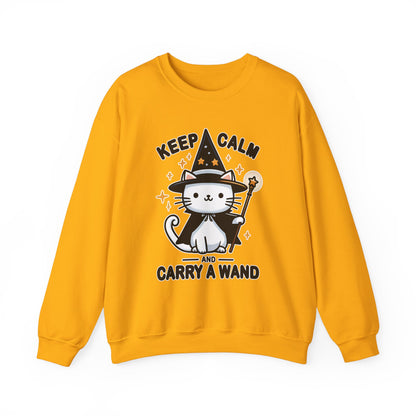 Keep Calm and Carry a Wand Sweatshirt