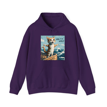 King of the World Gender-Neutral Hoodie