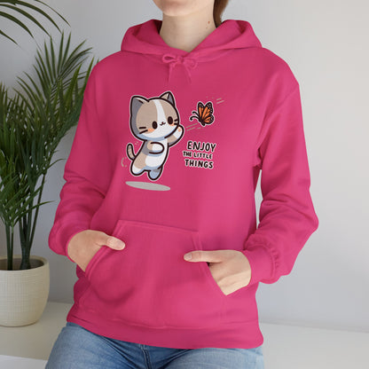 Enjoy the Little Things Gender-Neutral Hoodie