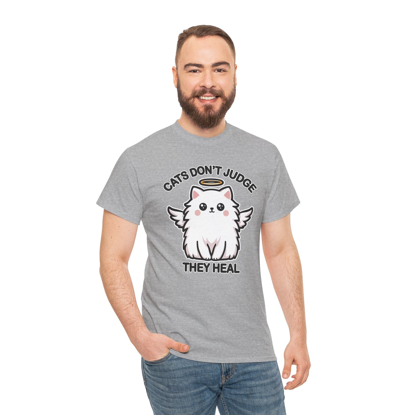 Cats Don't Judge They Heal T-Shirt