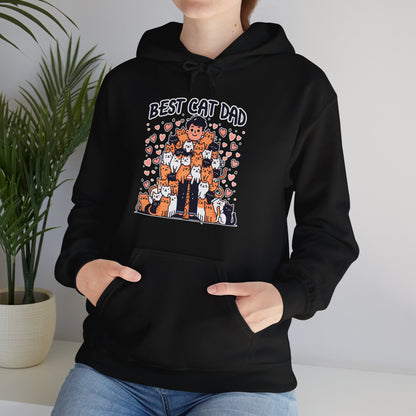 Best Cat Dad Gender-Neutral Hoodie