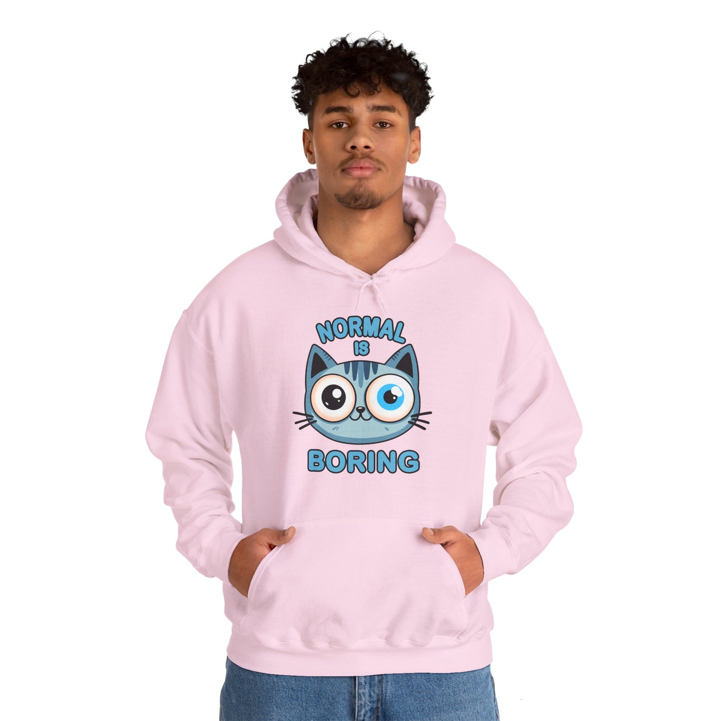 Normal is Boring Gender-Neutral Hoodie