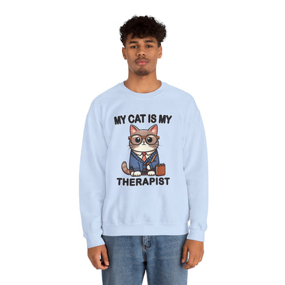 My Cat is My Therapist Sweatshirt