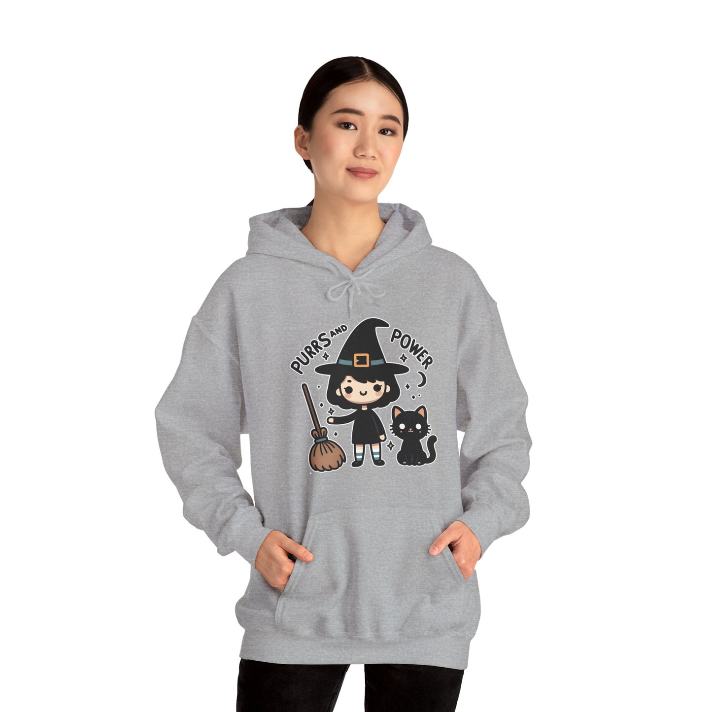 Purrs and Power Gender-Neutral Hoodie